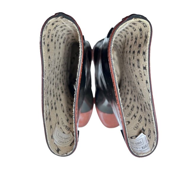 Vintage Explorers Mens Size 5 Rubber Boots 100% Waterproof Steel Shank Wellies - Picture 5 of 12